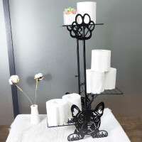 Ctpeng Pflanzenregal – Metall, Schwarz, Indoor & O