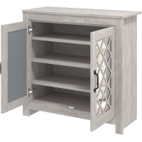 Galano Millicent Schuhschrank 2 Türen Modern Graue Eich