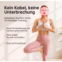 XSSNVV LED Gesichtsmaske Lichttherapie 4 Modi Rotlicht 850nm