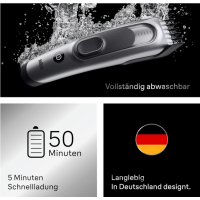 Braun Series 7 HC7590 Haarschneider 17 Längen 50Min Akk