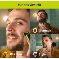 Philips OneBlade 360 QP2724/31 Rasierer Trimmer 2 Klingen 1/