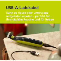 Philips OneBlade 360 QP2724/31 Rasierer Trimmer 2 Klingen 1/