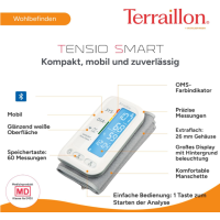 Terraillon TensioSmart Oberarm Blutdruckmessgerät Bluet