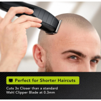 Wahl Close Cut USB Haarschneider 0,3mm 120Min Akku 3 Kä
