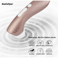 Satisfyer Pro 2 Plus Roségold Druckwellen Vibrator 21