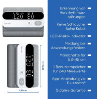 Beurer BM 59 Oberarm Blutdruckmessgerät Bluetooth Kabel