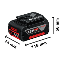 Bosch Professional GBA 18V 5.0Ah Akku Lithium-Ionen 18 Volt 