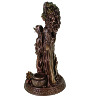 Veronese Keltische Göttin Trinity Skulptur Bronze Figur