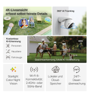 TP-Link Tapo C560WS 4K 8MP WLAN Überwachungskamera Au&s