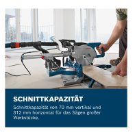 Bosch Professional GCM 8 SJL Kapp Gehrungssäge1600W 216
