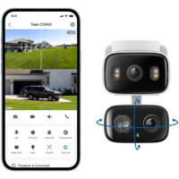 TP-Link Tapo C246D 3MP WLAN Überwachungskamera Au&szlig